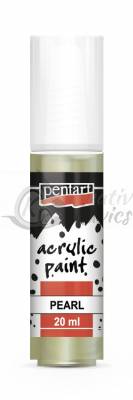 Gyöngyház akrilfesték 20 ml zöld