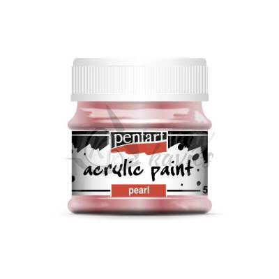 Gyöngyház akrilfesték 50 ml rózsaszín