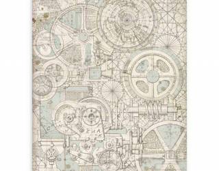 Dekupázs rizspapír A3 csom. - Sir Vagabond - A vonat