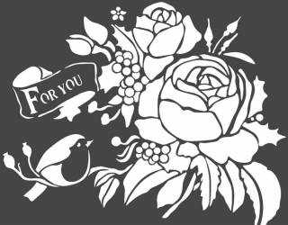 Stencil TD méret 18 x 18 cm / 0,5 mm - Neked