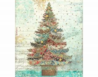 Dekupázs rizspapír A4 - Karácsonyfa