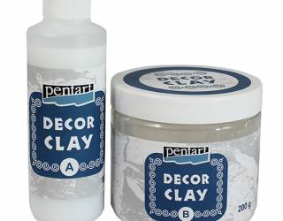 Decor clay szett, 200 g + 80 ml