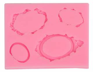 Szilikon nyomóforma, lágy - Medál foglalatok