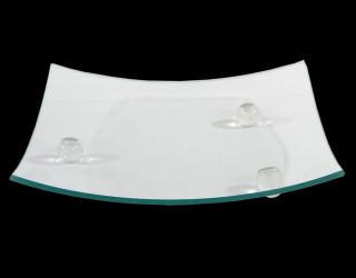 Talpas üveglap négyzet,17.5*17.5