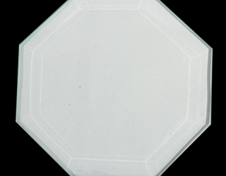 Üveglap, csiszolt szélű 10 x 10 cm