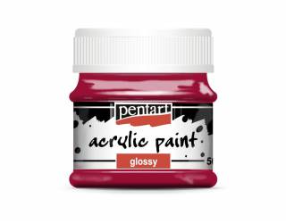 Fényes akrilfesték 50 ml vörösbor