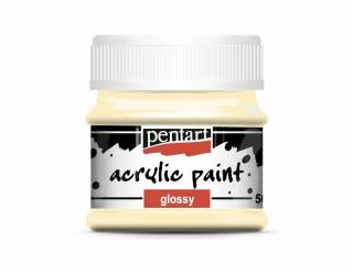Fényes akrilfesték 50 ml bézs