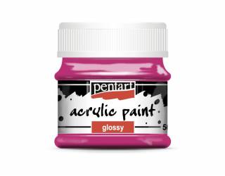 Fényes akrilfesték 50 ml magenta