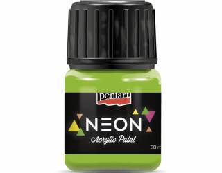 Neon akrilfesték 30 ml zöld