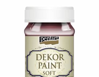Dekorfesték lágy 100 ml burgundi vörös