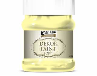 Dekorfesték lágy 230 ml sárga