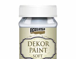 Dekorfesték lágy 100 ml jégkék
