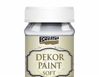 Dekorfesték lágy 100 ml szürke
