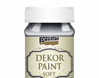 Dekorfesték lágy 100 ml grafitszürke