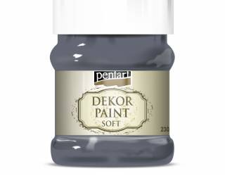 Dekorfesték lágy 230 ml grafitszürke
