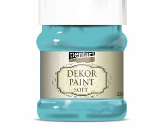 Dekorfesték lágy 230 ml türkizkék