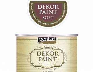 Dekorfesték lágy 500 ml burgundi vörös