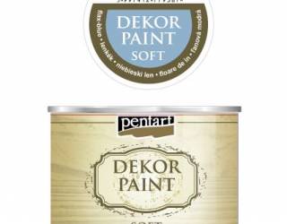 Dekorfesték lágy 500 ml lenkék