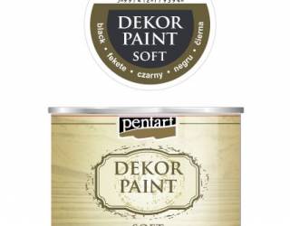 Dekorfesték lágy 500 ml fekete