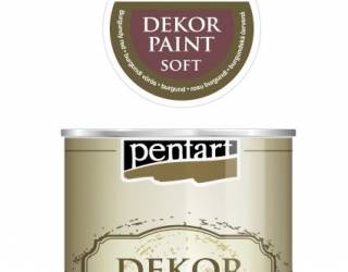 Dekorfesték lágy 1000 ml burgundi vörös