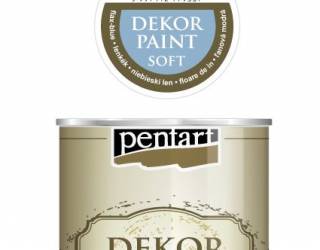 Dekorfesték lágy 1000 ml lenkék