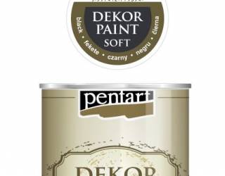 Dekorfesték lágy 1000 ml fekete
