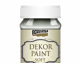 Dekorfesték lágy 100 ml kekizöld