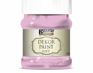 Dekorfesték lágy 230 ml babarózsaszín
