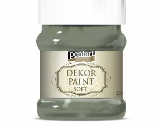Dekorfesték lágy 230 ml kekizöld