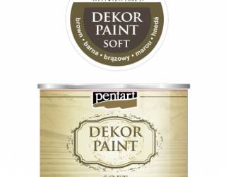 Dekorfesték lágy 500 ml barna