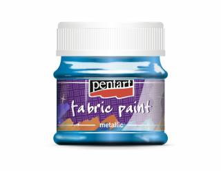 Textilfesték metál 50 ml világoskék