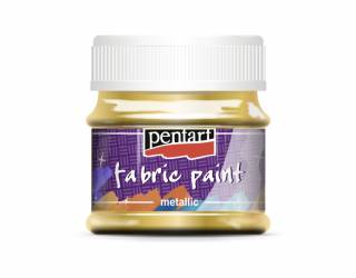 Textilfesték metál 50 ml arany