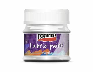 Textilfesték metál 50 ml ezüst