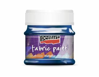 Textilfesték metál 50 ml kék