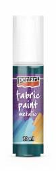 Textilfesték metál 20 ml zöldeskék