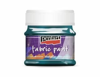 Textilfesték metál 50 ml zöldeskék