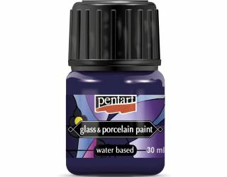 Üveg és porcelánfesték 30 ml lila