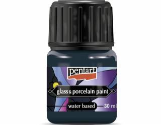 Üveg és porcelánfesték 30 ml türkizkék