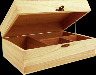 Teafilter tartó, 2+2 rekeszes, 23 x 15 x 9 cm