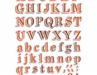 Stencil G méret 21x29,7 cm -ABC krétával