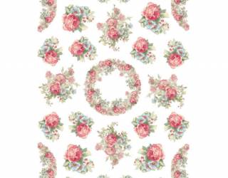 Dekupázs rizspapír A4 csom. - Rózsafüzér