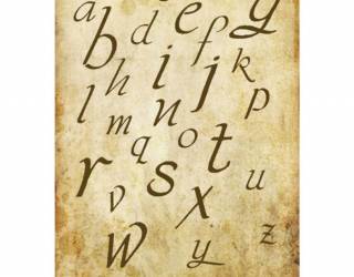 Dekupázs rizspapír A4 csom. - ABC