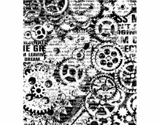 Dekupázs rizspapír A4 csom. - Gears