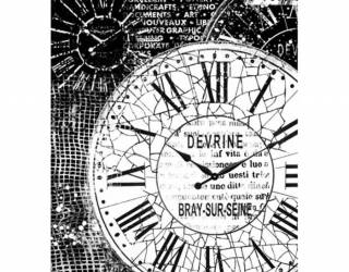 Dekupázs rizspapír A4 csom. - Clocks