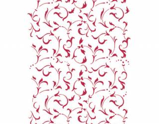 Stencil H méret cm 44x60 Texture woth leaf