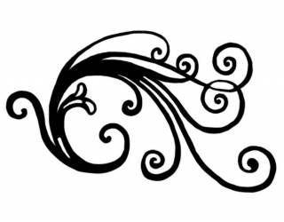 Akril pecsételő 7 x 11 cm Right spiral