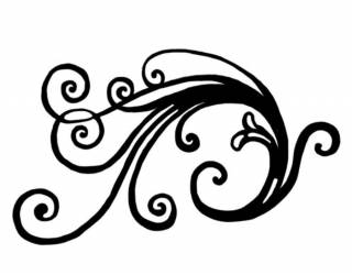 Akril pecsételő 7 x 11 cm Left spiral