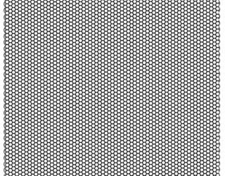 Akril pecsételő 10 x 10 cm - Honeycomb texture