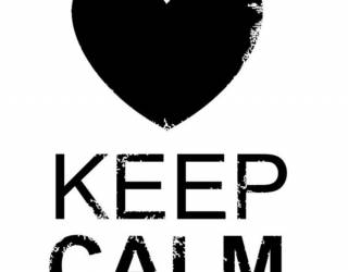 Akril pecsételő 5 x 7 cm Keep calm