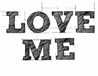 Akril pecsételő 5 x 7 cm Love me